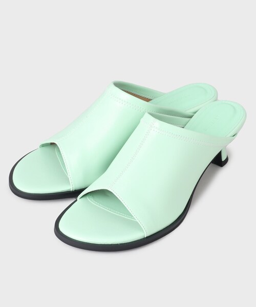 GALLEST(ギャレスト)の「◆【LE VERNIS】ストレッチミュール(サンダル・レディース・オフホワイト/ブラック/グリーン系・35/45)」の6枚目の写真