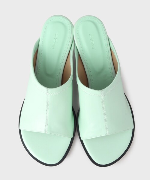 GALLEST(ギャレスト)の「◆【LE VERNIS】ストレッチミュール(サンダル・レディース・オフホワイト/ブラック/グリーン系・35/45)」の9枚目の写真