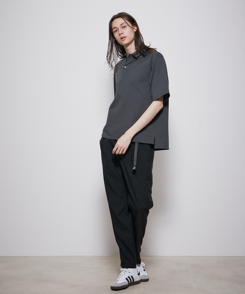 O.DEMBÉLÉ 10 ジャージ 未使用タグ付き セール】ボックスシルエット ジャージー ポロシャツ / イージー