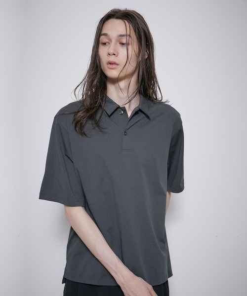 セール】ボックスシルエット ジャージー ポロシャツ / イージー