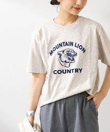 《別注》【MIXTA/ミクスタ】MOUNTAIN LION CREW T-SHIRTS:Tシャツ