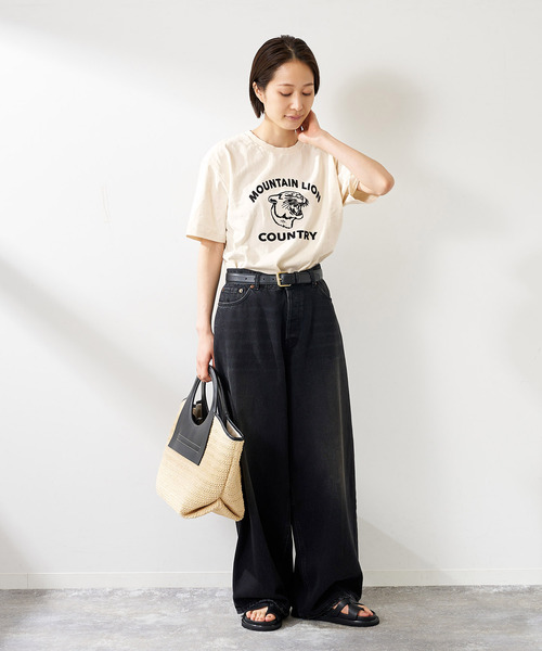 SLOBE IENA Mixta mountain lion Tシャツ MIXTA（ミクスタ）の「MIXTA / ミクスタ MOUNTAIN LION（Tシャツ