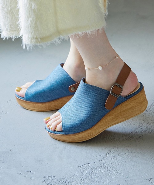 Fashion Letter(ファッションレター)の「日本製サボサンダル レディース 痛くないサンダル(サンダル・レディース・ベージュ/ネイビー/ブルー/ブラック・S/M/L/LL)」の22枚目の写真