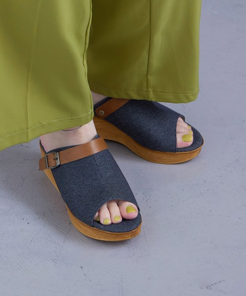 Fashion Letter(ファッションレター)の「日本製サボサンダル レディース 痛くないサンダル(サンダル・レディース・ベージュ/ネイビー/ブルー/ブラック・S/M/L/LL)」の18枚目の写真