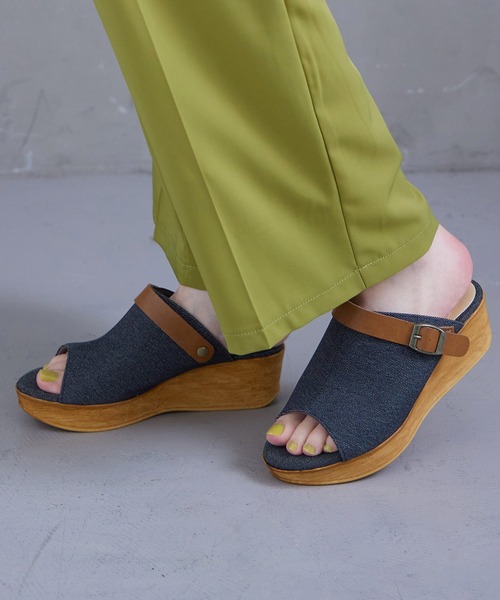 Fashion Letter(ファッションレター)の「日本製サボサンダル レディース 痛くないサンダル(サンダル・レディース・ベージュ/ネイビー/ブルー/ブラック・S/M/L/LL)」の17枚目の写真