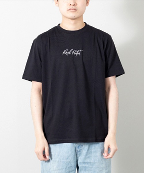 STYLEBLOCK(スタイルブロック)の「半袖プリントTシャツ(Real)(Tシャツ/カットソー・メンズ・パープル/ブラック/ホワイト・L/LL/M)」の3枚目の写真