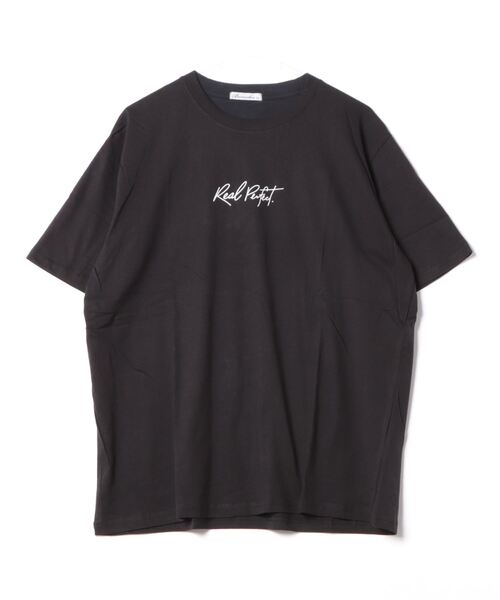 STYLEBLOCK(スタイルブロック)の「半袖プリントTシャツ(Real)(Tシャツ/カットソー・メンズ・パープル/ブラック/ホワイト・L/LL/M)」の6枚目の写真
