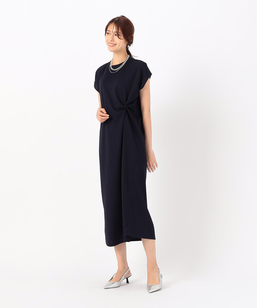 COMME CA ISM(コムサイズム)の「【 サスティナブル 】 AQUAROBE ツイストワンピース(ワンピース・レディース・ネイビー/ブルー・FREE)」の13枚目の写真