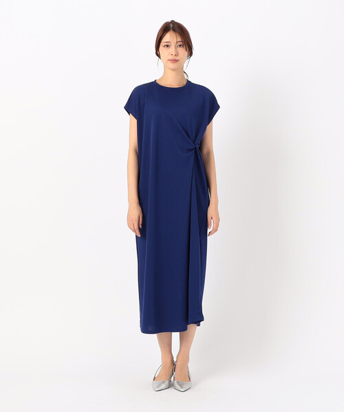COMME CA ISM(コムサイズム)の「【 サスティナブル 】 AQUAROBE ツイストワンピース(ワンピース・レディース・ネイビー/ブルー・FREE)」の18枚目の写真