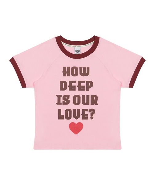 LUVISTRUE(ラヴイズトゥルー)の「RT HOW DEEP TEE(Tシャツ/カットソー・レディース・ブラック/ピンク/ホワイト・FREE)」の17枚目の写真
