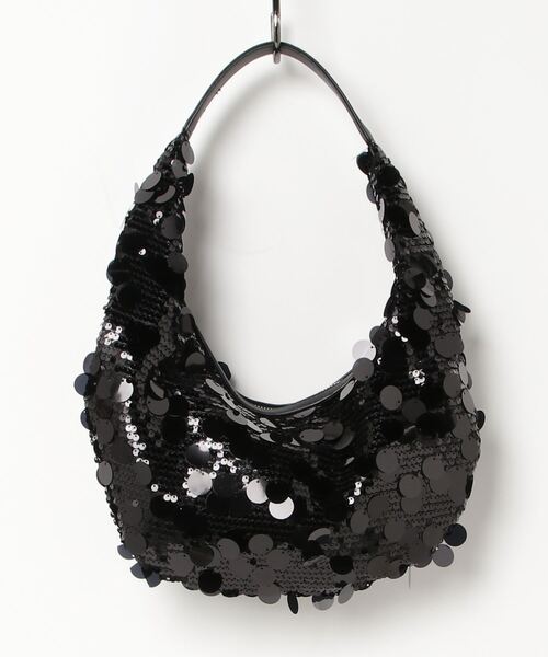 MAISON mou（メゾンムー）の「【recomend selection/セレクト】メタリックハンドバッグ 2404HCJB135（ハンドバッグ・レディース・シルバー/ブラック・FREE）」の9枚目の写真