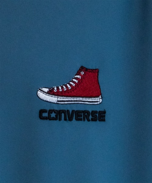 CONVERSE(コンバース)の「CONVERSEワンポイントロゴポリツイル刺繍シャツ(シャツ/ブラウス・メンズ・グレー/ブラック/ブルーグリーン/ホワイト・M/L/XL)」の13枚目の写真