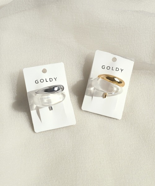 GOLDY（ゴールディ）の「クリア × メタル コンビネーション ヘアカフ（ヘアゴム・レディース・シルバー/ゴールド・FREE）」の8枚目の写真