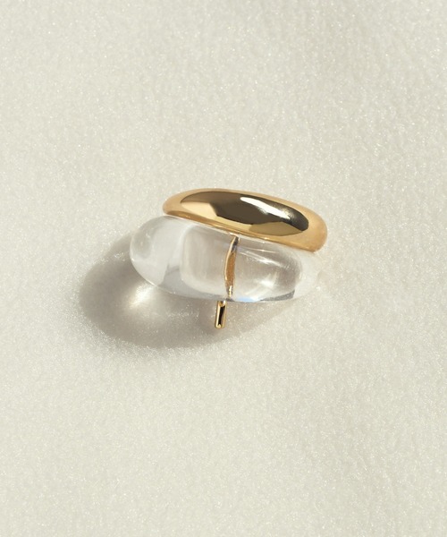 GOLDY（ゴールディ）の「クリア × メタル コンビネーション ヘアカフ（ヘアゴム・レディース・シルバー/ゴールド・FREE）」の9枚目の写真