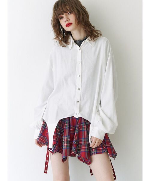 jouetie（ジュエティ）の「アシメヘムベルテッドミニスカート