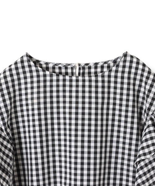 ketty(ケティ)の「TCブロードラッフルスリーブブラウス≪洗濯機で洗える≫(シャツ/ブラウス・レディース・オフホワイト/ブルー/アイボリー/ダークネイビー・M)」の10枚目の写真