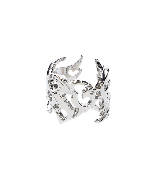 X-girl(エックスガール)の「TRIBAL HEART LOGO RING(リング・レディース・シルバー/ゴールド・ONE SIZE)」の4枚目の写真