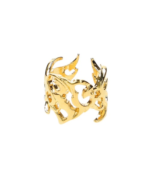 X-girl(エックスガール)の「TRIBAL HEART LOGO RING(リング・レディース・シルバー/ゴールド・ONE SIZE)」の3枚目の写真