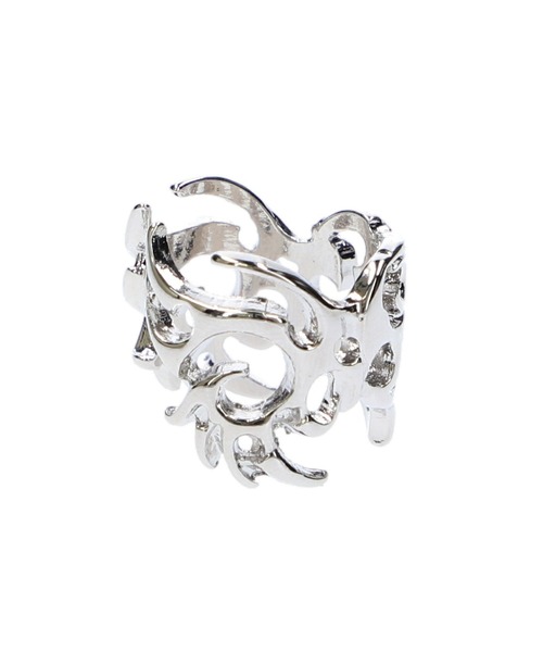 X-girl(エックスガール)の「TRIBAL HEART LOGO RING(リング・レディース・シルバー/ゴールド・ONE SIZE)」の6枚目の写真