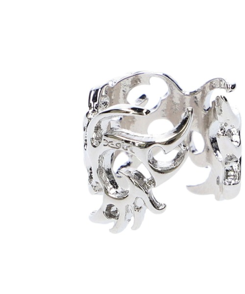 X-girl(エックスガール)の「TRIBAL HEART LOGO RING(リング・レディース・シルバー/ゴールド・ONE SIZE)」の8枚目の写真