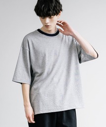 Audience（オーディエンス）の「Upscape Audience アップスケープオーディエンス 日本製 国産  丹後 度詰天竺 6オンス 2トーンネック ハーフスリーブTシャツ AUD6531（Tシャツ/カットソー・メンズ）」