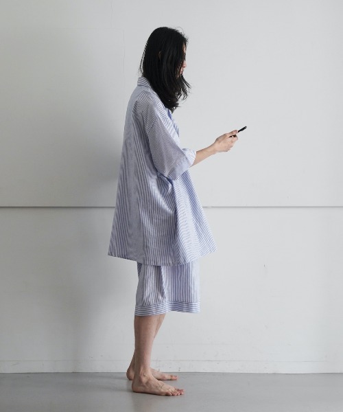 NOWHAW(ノウハウ)の「NOWHAW "suumer jumbo" pajama(シャツ/ブラウス・メンズ・ストライプ・FREE)」の2枚目の写真