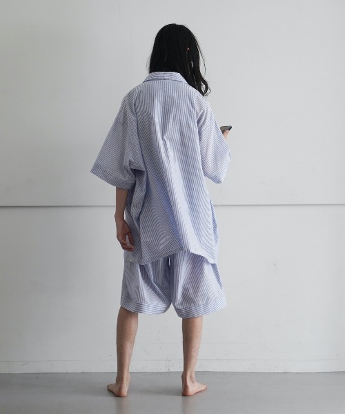 NOWHAW(ノウハウ)の「NOWHAW "suumer jumbo" pajama(シャツ/ブラウス・メンズ・ストライプ・FREE)」の3枚目の写真