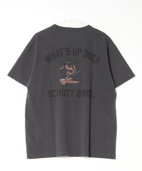 SCHOTT- T-SHIRT CHILL ROTTWEILER（Tシャツ/カットソー）｜schott（ショット）