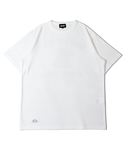 schott（ショット）の「SCHOTT- T-SHIRT CHILL ROTTWEILER（Tシャツ/カットソー・メンズ・ブラウン/ホワイト/ブラック・M/L/XL）」の8枚目の写真