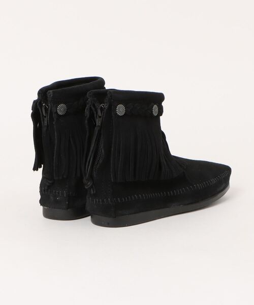 Minnetonka（ミネトンカ）の「★MINNETONKA★ハイ トップ バック ジッパー ブーツ HI TOP BACK ZIP BOOTS（ブーツ・レディース・ダークブラウン/ライトブラウン/ブラック/ブラウン/グレー・US6/US5.5/US5）」の6枚目の写真