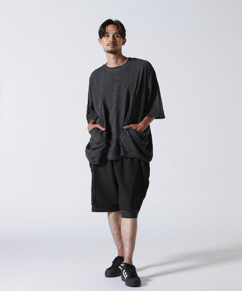 WHITELAND（ホワイトランド）の「WHITELAND/ホワイトランド/CARGO POCKET TEE（Tシャツ/カットソー・メンズ・チャコールグレー・F）」の4枚目の写真