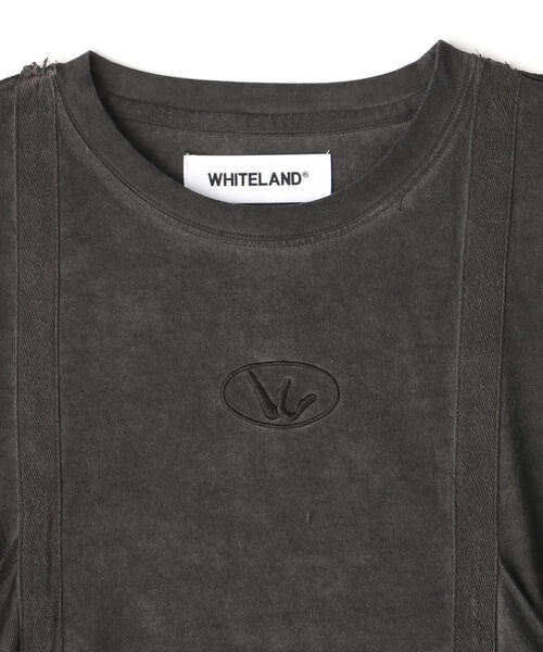 WHITELAND（ホワイトランド）の「WHITELAND/ホワイトランド/CARGO POCKET TEE（Tシャツ/カットソー・メンズ・チャコールグレー・F）」の7枚目の写真