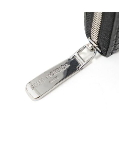 PELLE MORBIDA（ペッレモルビダ）の「Cocodrillo（コッコドリーロ） CRS010A-ラウンドジップウォレット（ショルダーバッグ・メンズ・チャコールグレー/ブルー/ブラック・FREE）」の8枚目の写真