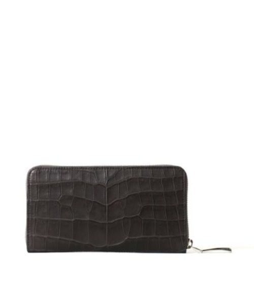PELLE MORBIDA（ペッレモルビダ）の「Cocodrillo（コッコドリーロ） CRS010A-ラウンドジップウォレット（ショルダーバッグ・メンズ・チャコールグレー/ブルー/ブラック・FREE）」の15枚目の写真