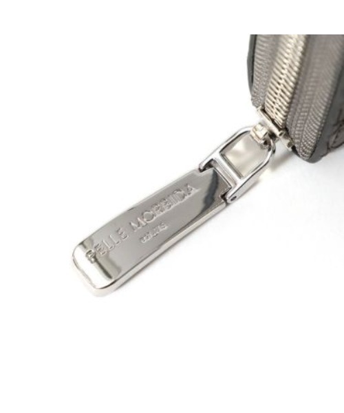 PELLE MORBIDA（ペッレモルビダ）の「Cocodrillo（コッコドリーロ） CRS010A-ラウンドジップウォレット（ショルダーバッグ・メンズ・チャコールグレー/ブルー/ブラック・FREE）」の18枚目の写真