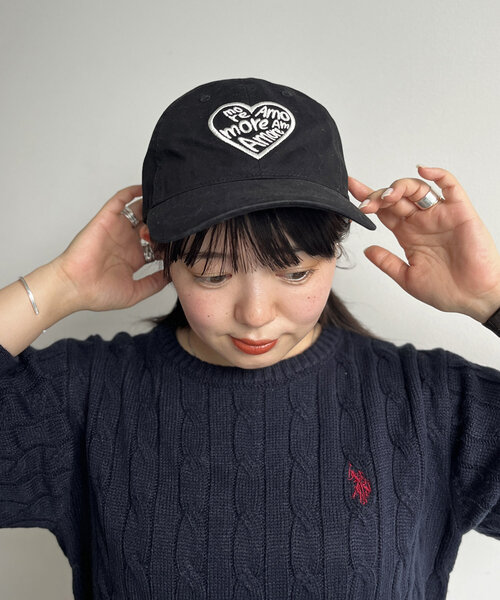 CPCM(シーピーシーエム)の「アソートモチーフキャップ(キャップ・レディース・ブラック/レッド/ネイビー/グリーン/アイボリー/ブルー/グリーン系その他/ブラック系その他・FREE)」の3枚目の写真