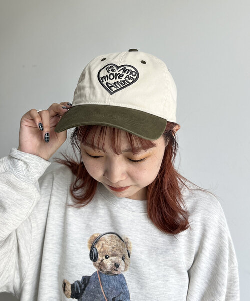 CPCM(シーピーシーエム)の「アソートモチーフキャップ(キャップ・レディース・ブラック/レッド/ネイビー/グリーン/アイボリー/ブルー/グリーン系その他/ブラック系その他・FREE)」の5枚目の写真