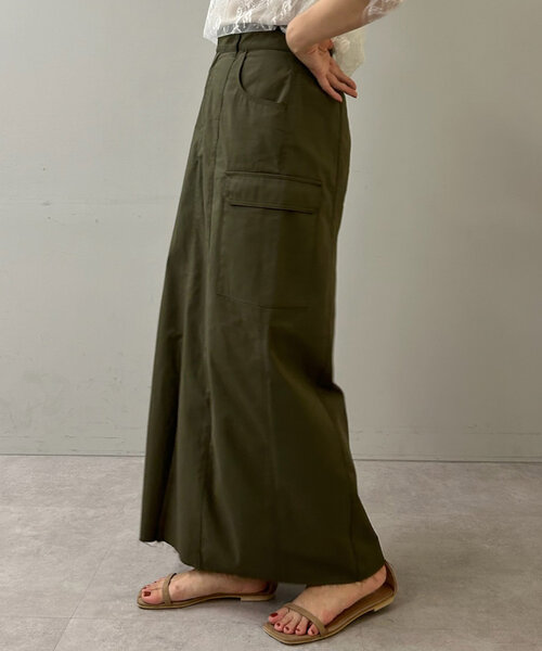 シーナリー　ミニタリータイトロングスカート SHENERY（シーナリー）の「ミリタリータイトロングスカート