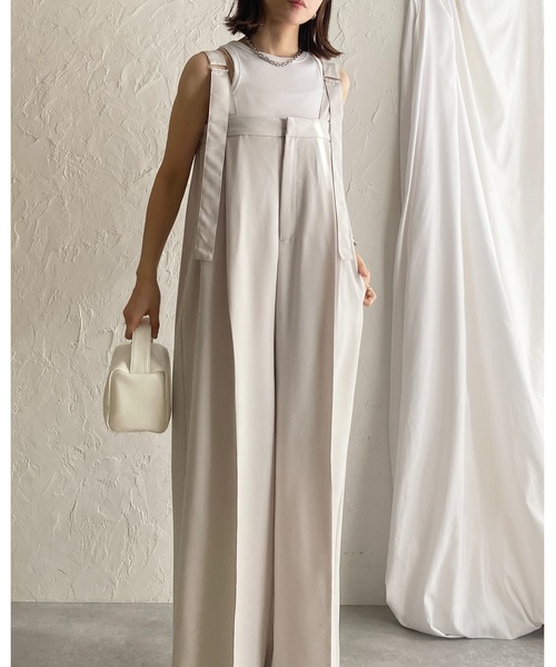 サロペット・オーバーオール・オールインワン HHOLIC zip all-in-one ivory 40 zip all-in-one – hholic