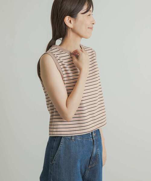 STAR&STRIPE（スターアンドストライプ）の「STAR&STRIPE　MULTI BORDER BUSTIER（タンクトップ・レディース・ブラウン系その他/レッド系その他/グリーン系その他・MEDIUM）」の11枚目の写真