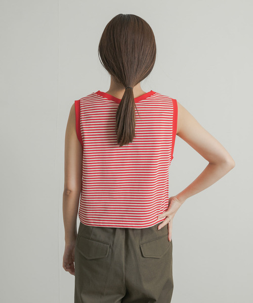 STAR&STRIPE（スターアンドストライプ）の「STAR&STRIPE　MULTI BORDER BUSTIER（タンクトップ・レディース・ブラウン系その他/レッド系その他/グリーン系その他・MEDIUM）」の16枚目の写真