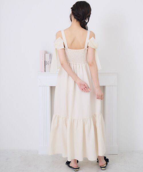 ems excite（エムズエキサイト）の「サイドリボンOP（ワンピース・レディース・ブラック/ナチュラル/ホワイト系その他・FREE）」の10枚目の写真