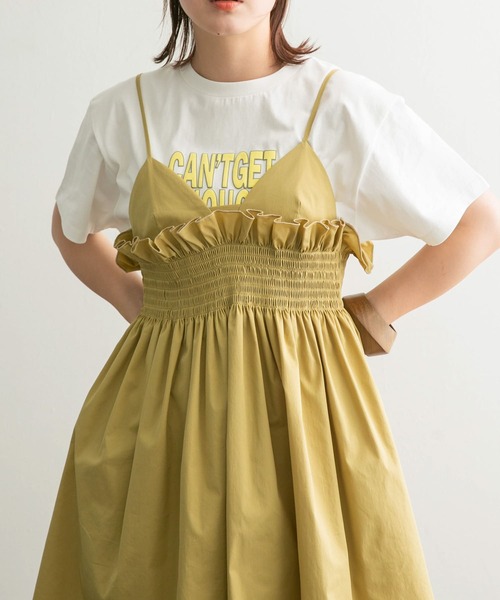 KBF（ケイビーエフ）の「エンボスロゴTEE（Tシャツ/カットソー・レディース・チャコールグレー/オフホワイト・ONE）」の3枚目の写真