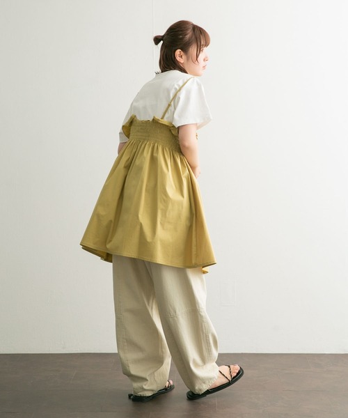 KBF（ケイビーエフ）の「エンボスロゴTEE（Tシャツ/カットソー・レディース・チャコールグレー/オフホワイト・ONE）」の7枚目の写真