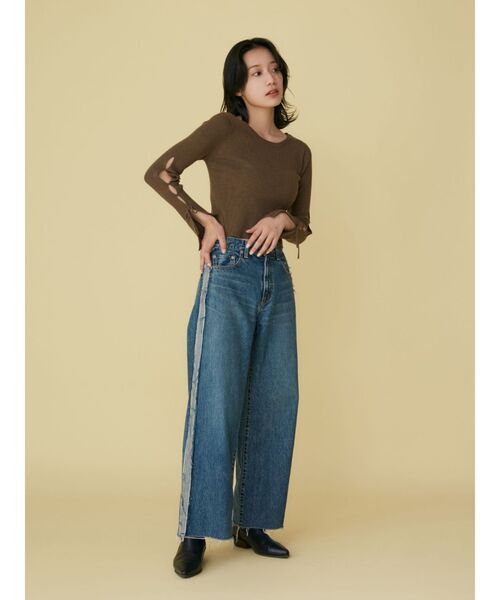 Ungrid（アングリッド）の「ポインテッドトゥローヒールブーツ（ブーツ・レディース・ブラック/ブラウン・S/M/L）」の8枚目の写真