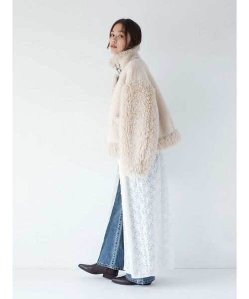 Ungrid（アングリッド）の「ポインテッドトゥローヒールブーツ（ブーツ・レディース・ブラック/ブラウン・S/M/L）」の14枚目の写真