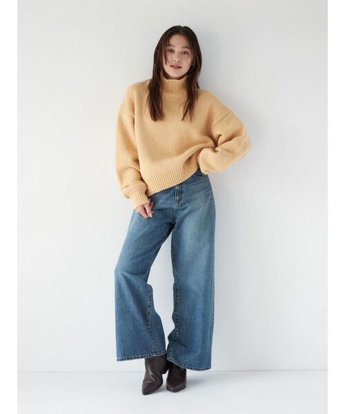 Ungrid（アングリッド）の「ポインテッドトゥローヒールブーツ（ブーツ・レディース・ブラック/ブラウン・S/M/L）」の18枚目の写真