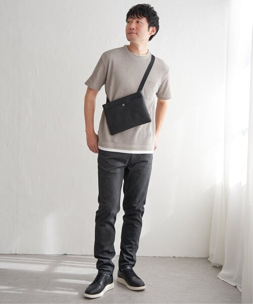 ikka（イッカ）の「シュリンクサコッシュ（ボディバッグ/ウエストポーチ・メンズ・ブラック/ネイビー/グレー・FREE）」の22枚目の写真