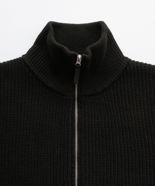 SERACE】2way loose zip drivers knit / 2wayルーズジップ