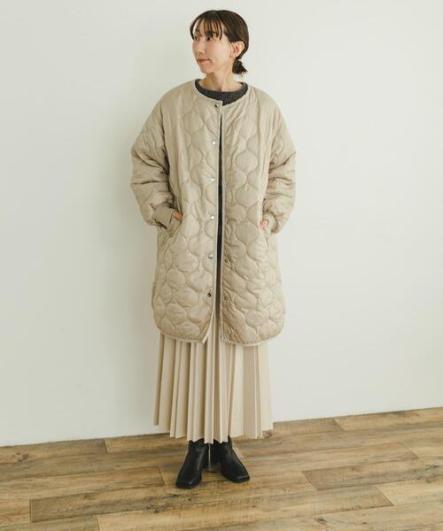 ITEMS URBANRESEARCH(アイテムズ アーバンリサーチ)の「フェイクスエードプリーツスカート(スカート・レディース・カーキ/ライトベージュ/モカ/ブラック・FREE)」の12枚目の写真